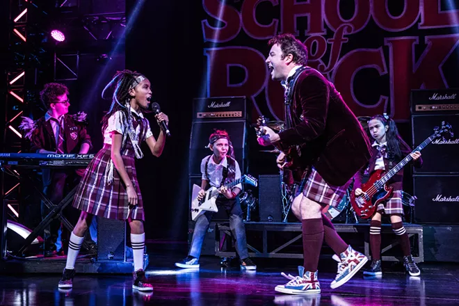 REVIEW: Kids crank it up to 11 in the endearing, impossible-to-dislike stage version of School of Rock