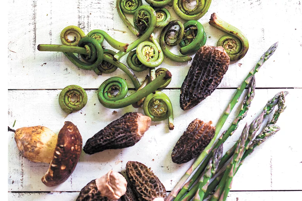 A flavorful and healthy meal featuring vibrant spring produce in under 30 minutes