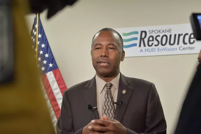 In Spokane, HUD Secretary Ben Carson says Spokane Resource Center will 'forge a pathway' for others across country