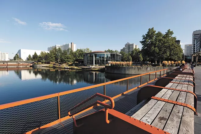 Beloved icon, neglected eyesore and main battleground over the park's rehab project: The U.S. Pavilion reopens as a new symbol of innovation