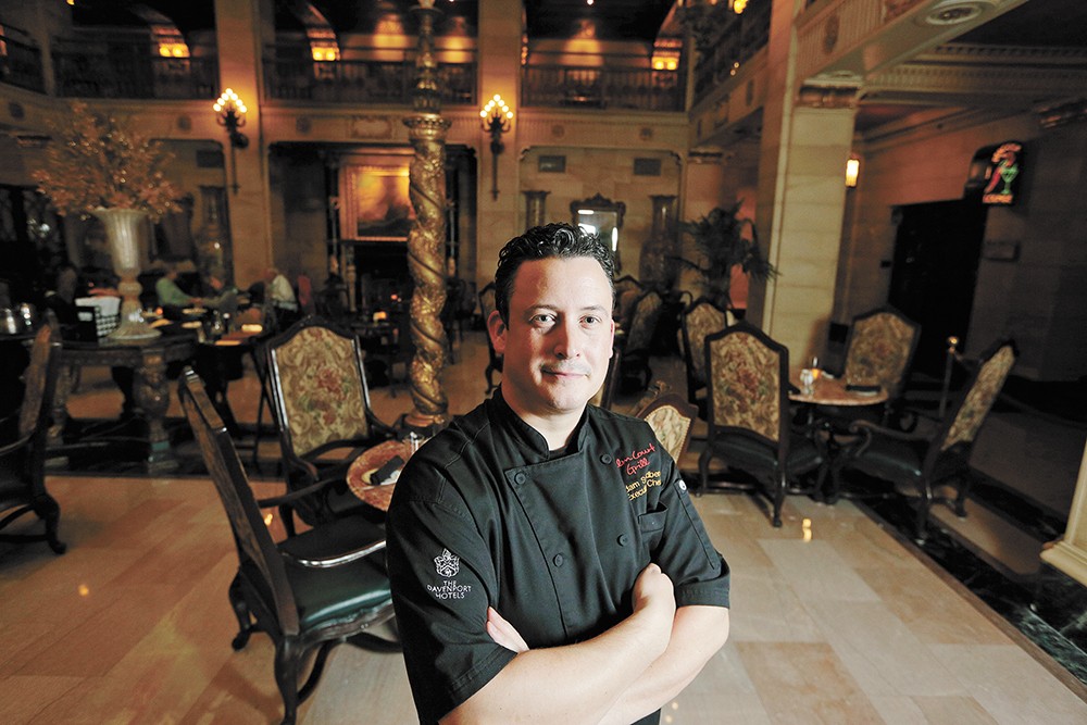 The Palm Court Grill at the Historic Davenport puts its owner #39 s love of