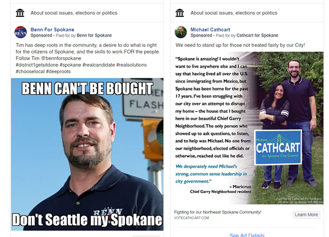 Facebook said they'd ban political ads in Washington state. Spokane pols ran them anyway (4)