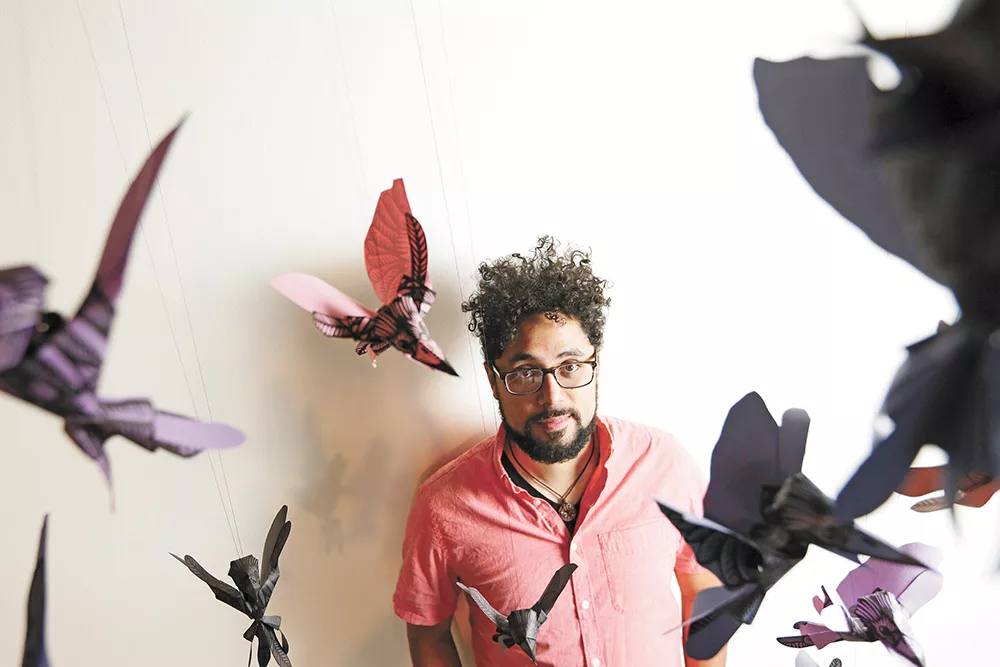 Saranac Art Projects' Small Works show is just one place Reinaldo Gil Zambrano has made a name for himself in the Inland Northwest art scene