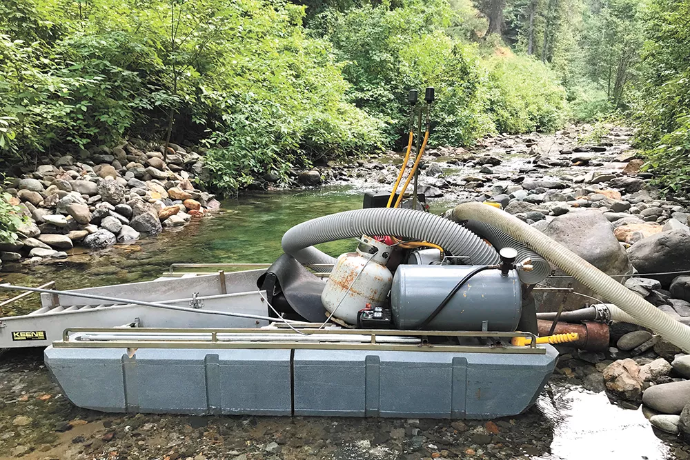 As the state works to protect endangered fish, Washington looks to block suction mining for gold