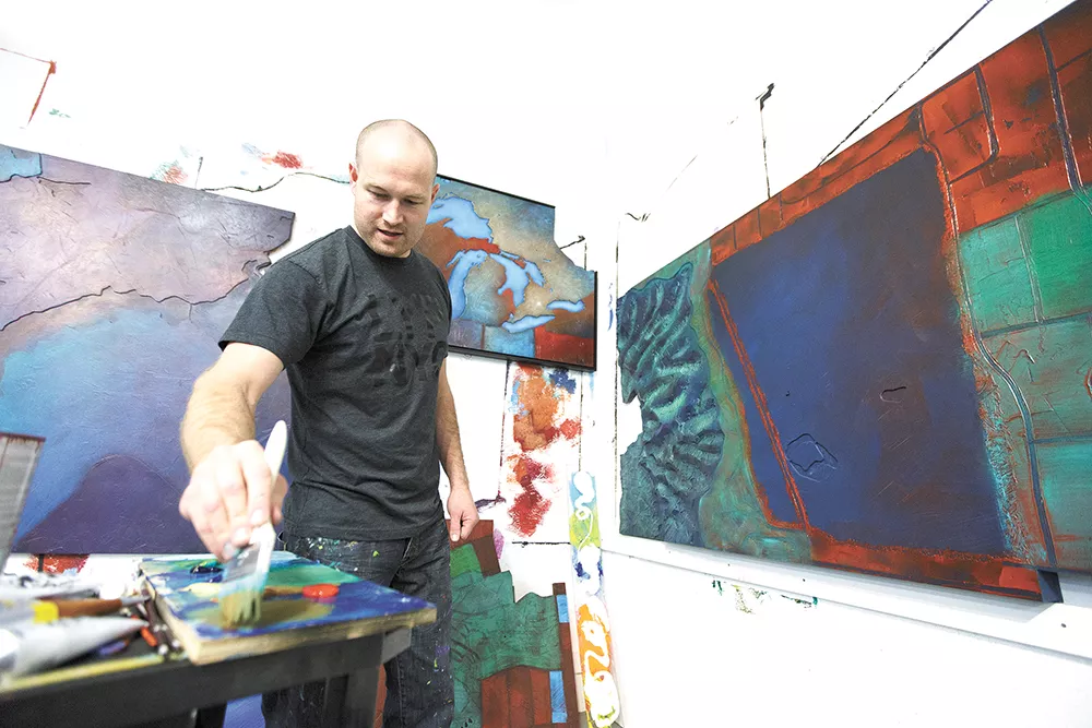 Spokane artist Ben Joyce was going to spend 2020 globetrotting for a new series of paintings. COVID-19 had other plans