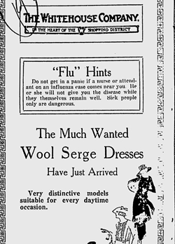 The Great Ad-Demic: How Spokane's businesses advertised in newspapers during the 1918 pandemic