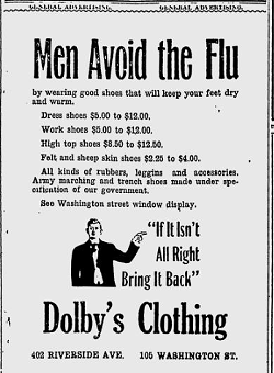 The Great Ad-Demic: How Spokane's businesses advertised in newspapers during the 1918 pandemic (15)