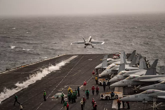 Trump says he told Navy to 'shoot down' Iranian boats, as Tehran launches military satellite