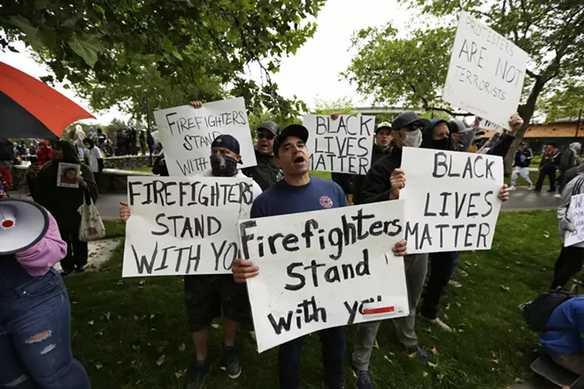 Speakers at Sunday protest in Spokane share experiences of racial injustice, calls to keep up the fight