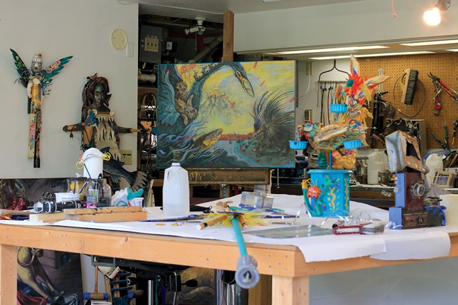 A stroll reveals the many layers of artist Kay O'Rourke's home, studio and gardens