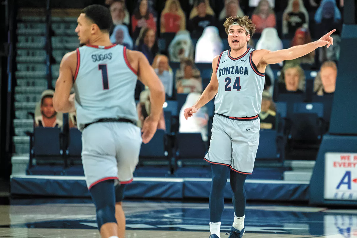 With senior Corey Kispert and freshman Jalen Suggs leading the way, Gonzaga has arguably the best men's hoops team in its history