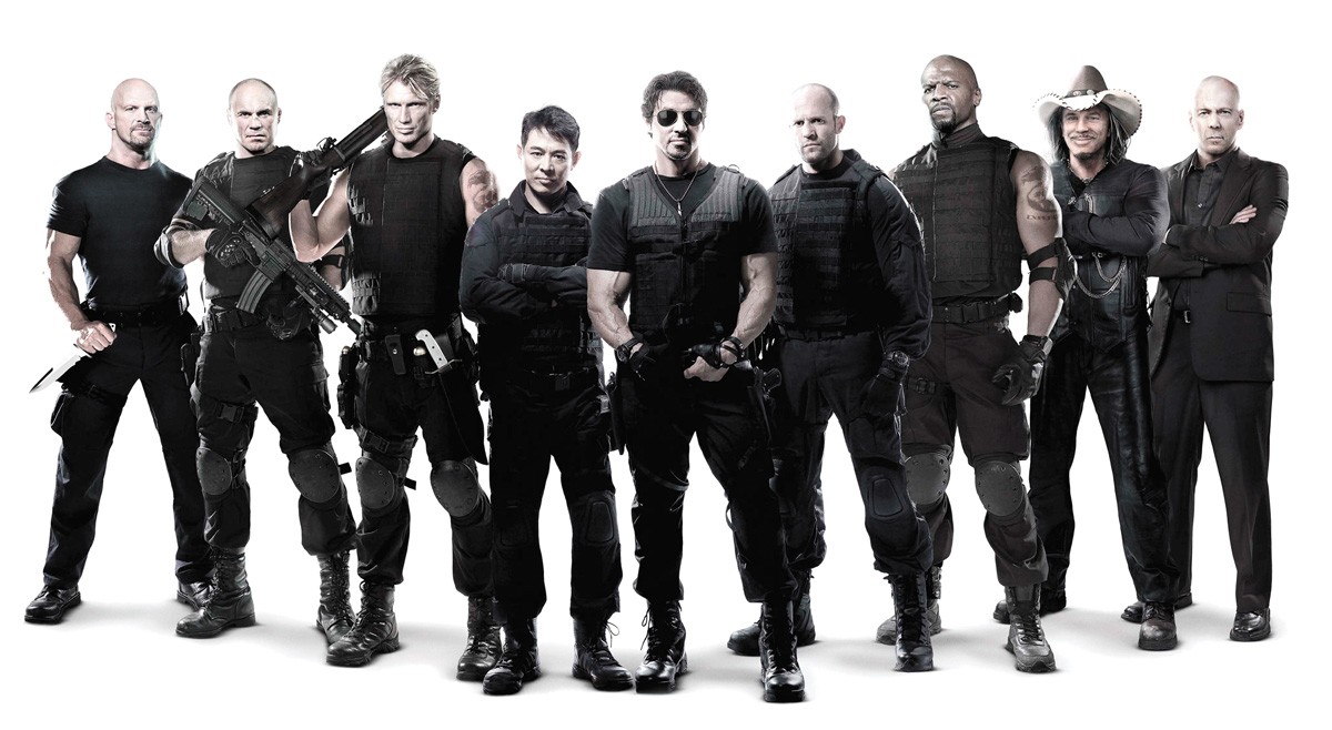 My first time... watching action monstrosity The Expendables