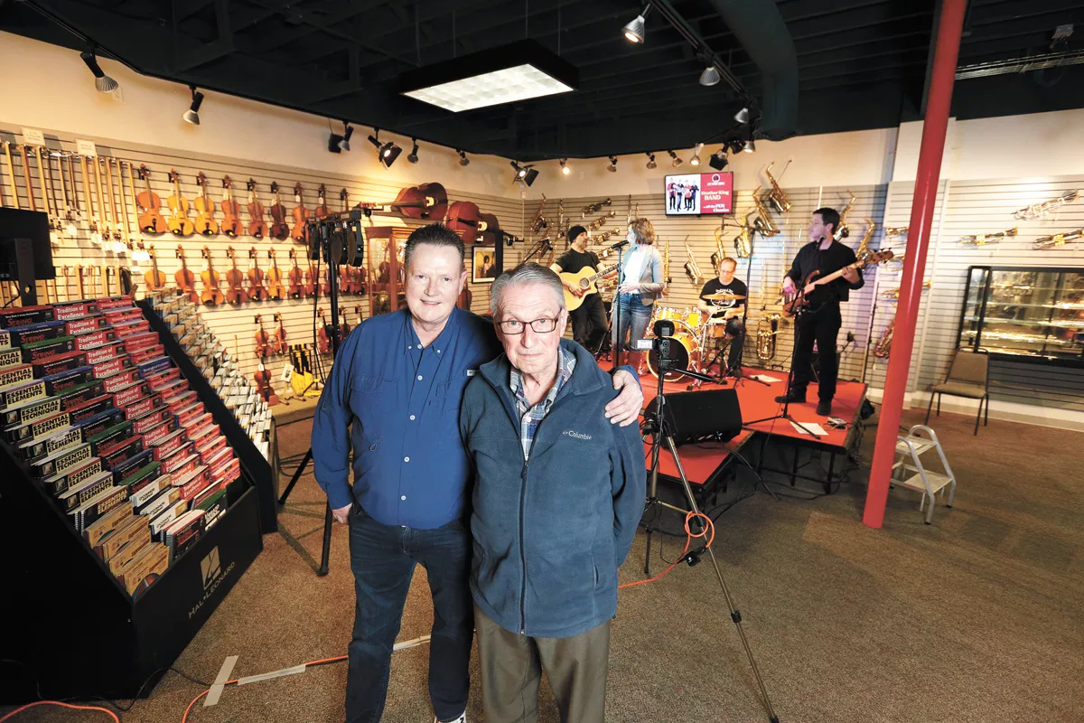 Hoffman Music is hosting virtual concerts, bringing sounds back to the beloved local shop