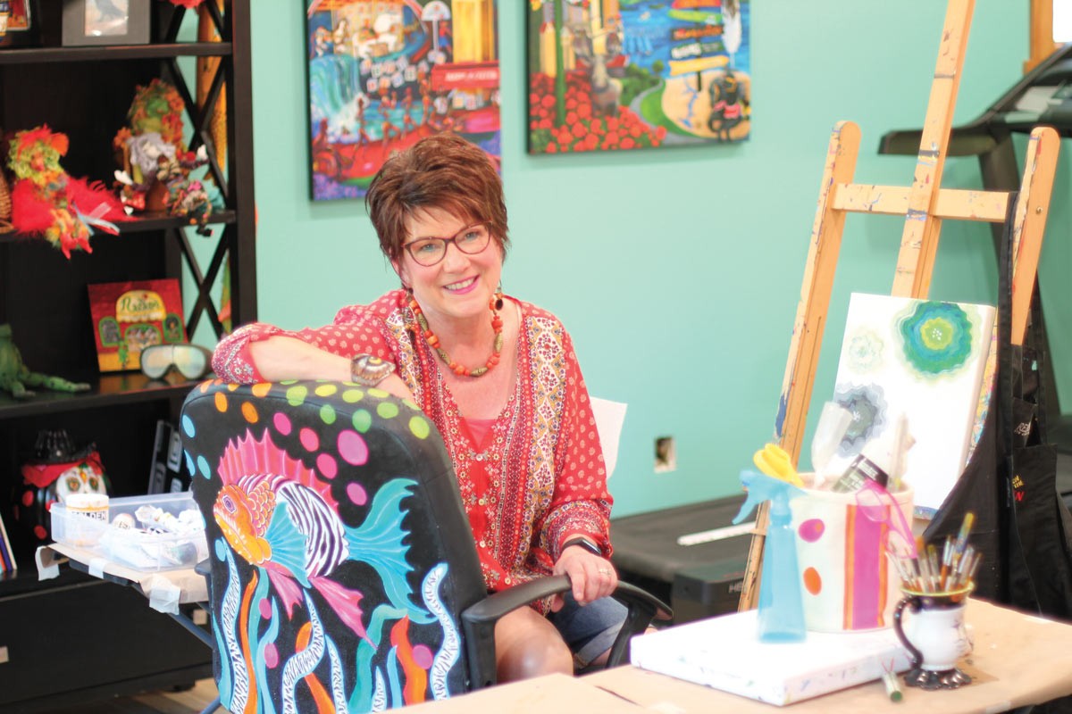 Debbie McCulley makes more room for art in newly remodeled studio