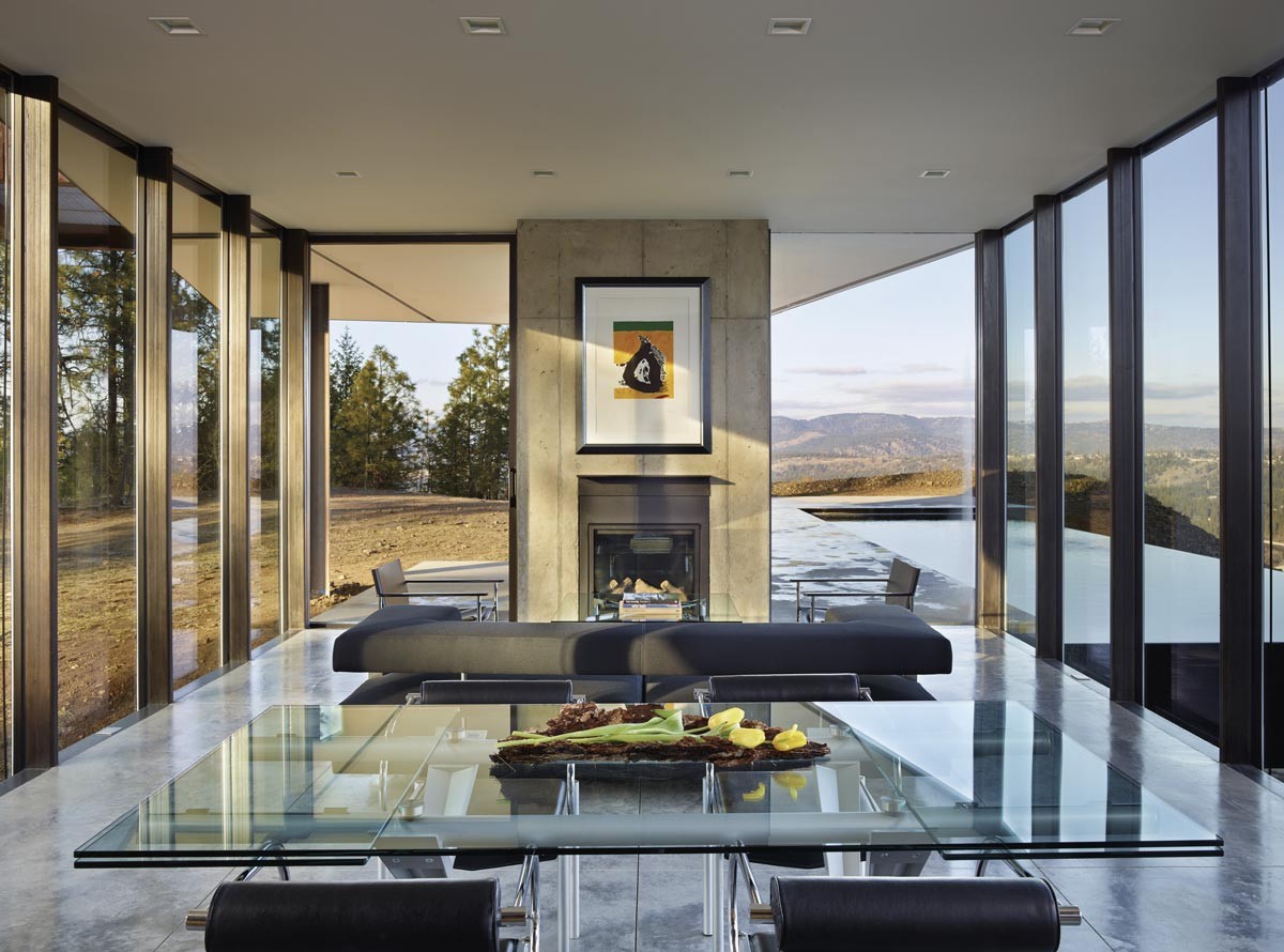 An art-infused, earth-forward Tom Kundig home rises from Spokane's West Plains