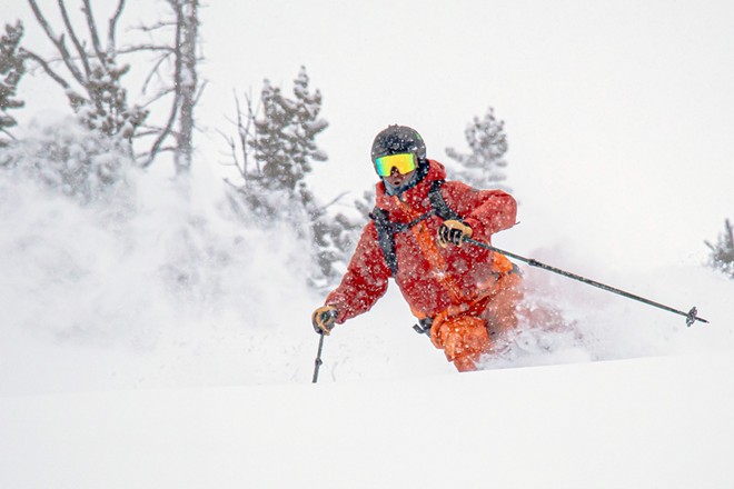 Epic powder, massive verts and taking turns with Team Lovely made a recent trip to Big Sky Resort one for the record books, despite one unfortunate wipeout STORY AND PHOTOS BY BOB LEGASA