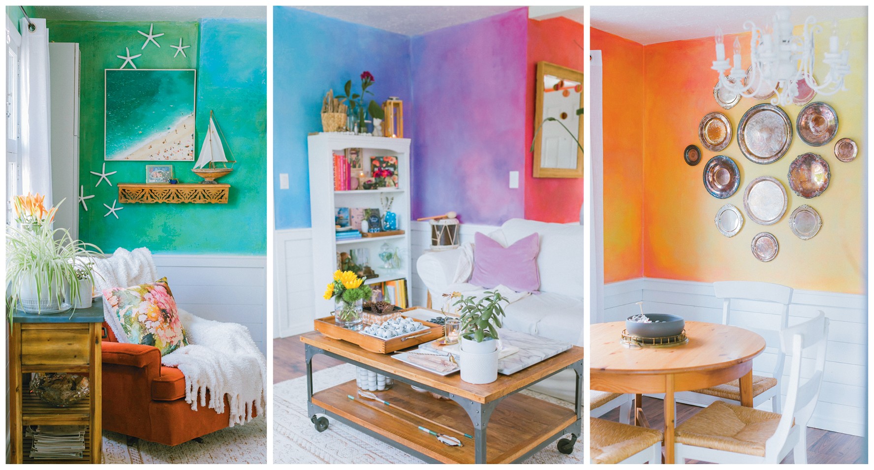 Artist Diane Holm embraces color and creativity in her vibrant, and ever-changing, home