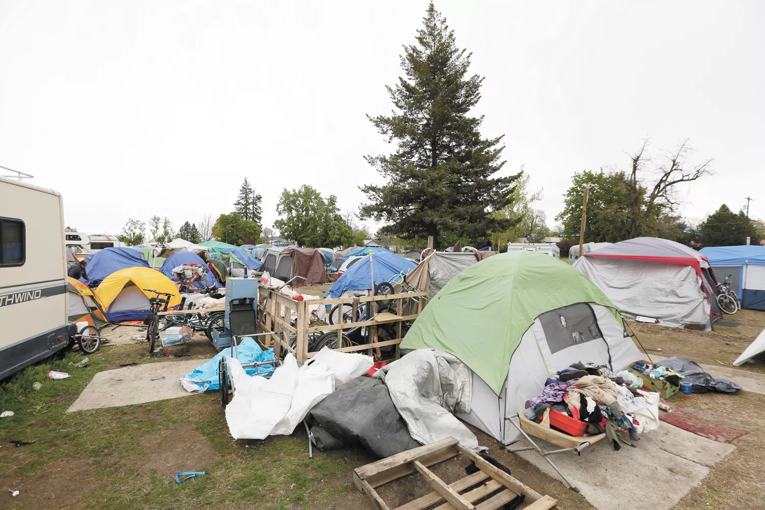 There's more than one way to clear a homeless encampment