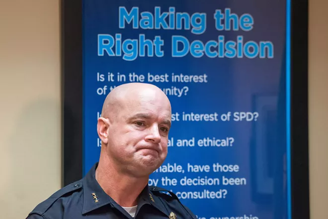 SPD Chief Meidl got chided by city HR for Facebook comments defending officers against false claim