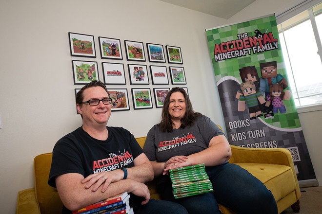 A Spokane family lands big with their book series set in the popular video game Minecraft