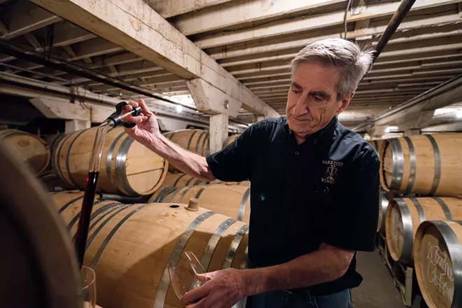 Learn the wine-making process with the help of Barrister Winery