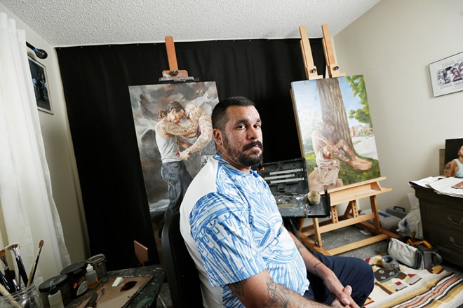 From street art to fine oil paintings, Daniel Lopez's journey as an artist is just beginning