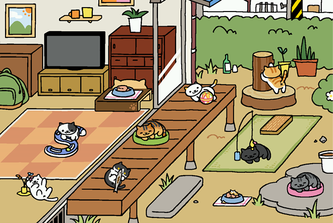 CAT FRIDAY: The mobile game Neko Atsume is making us lose our minds