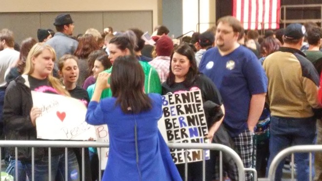 What happened when Bernie Sanders' political revolution hit Spokane Sunday