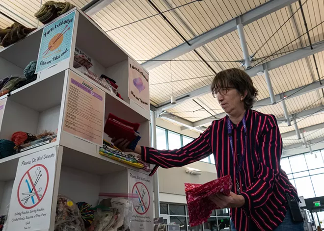 Thanks to a librarian's love for quilting, Spokane Public Library branches launch free yarn and fabric exchange