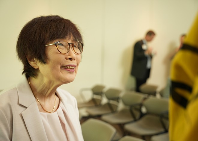 Atomic bomb survivor Keiko Ogura is honored by the University of Idaho for her decadeslong peace advocacy (2)