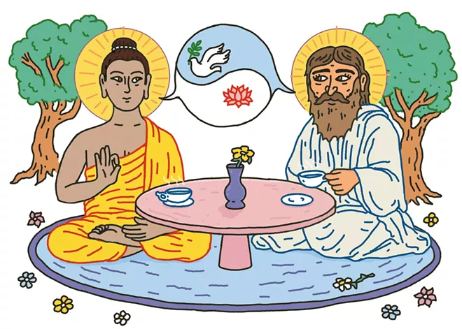 Whitworth historian Anthony Clark's recent book helps Buddhists and Christians acknowledge their differences in order to celebrate each other