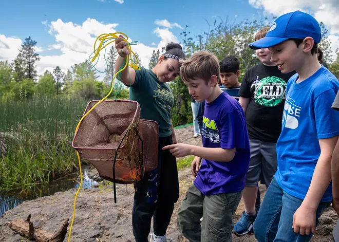 Spokane's Franklin Elementary students learn how dumping goldfish creates an invasive issue