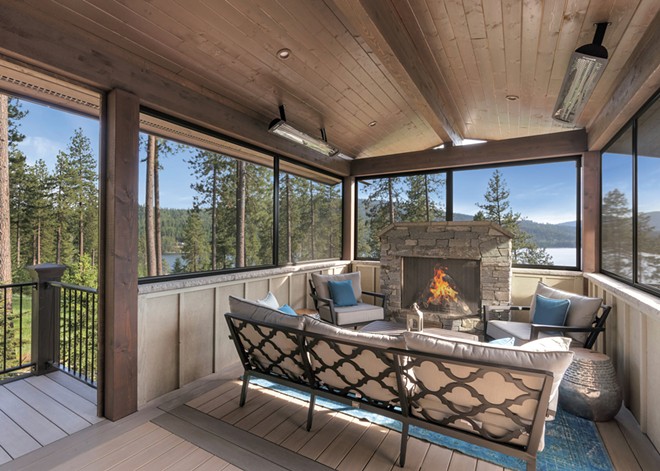 Watercolor hues and thoughtful design elements unite to create a welcoming home on Lake Coeur d'Alene