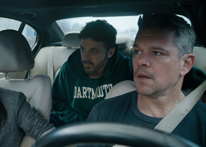 The Instigators sends Matt Damon and Casey Affleck on the run for a fun, yet fleeting, caper