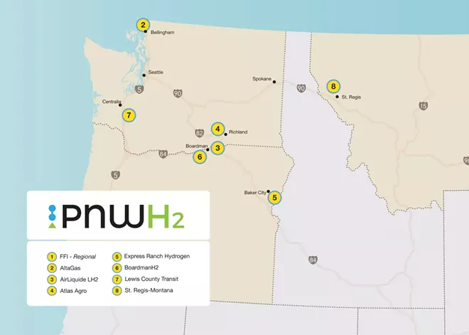 As the Pacific Northwest Hydrogen Hub gets its first influx of cash, Douglas County PUD is nearly ready to make green hydrogen fuel