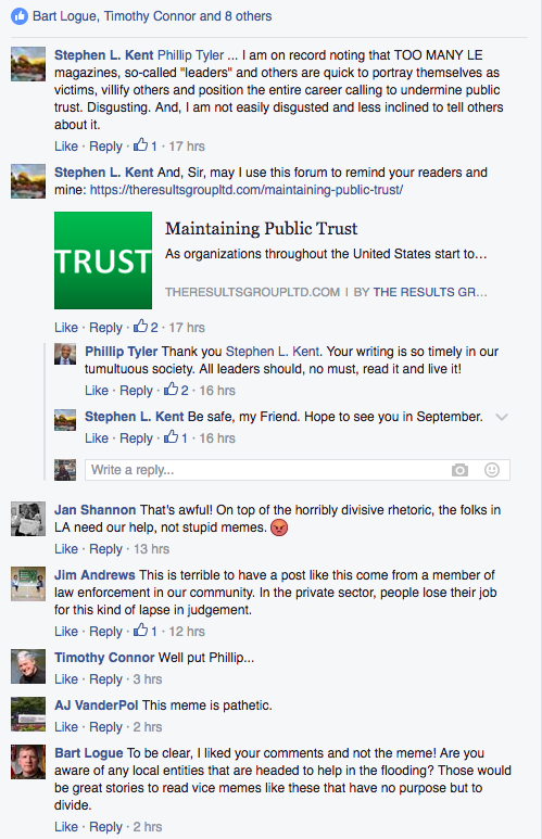 Spokane deputy's post about Black Lives Matter sparks debate among local law enforcement