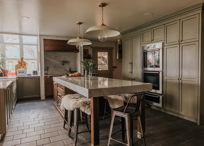 A kitchen remodel that's designed to be practical, rugged and still beautiful