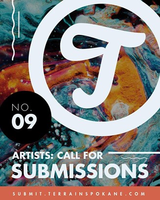 Submissions for Terrain 9 are open; artists have one week left to submit
