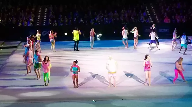 Tour of Gymnastics Champs kicks off in Spokane, and the Olympic men's team steals the show