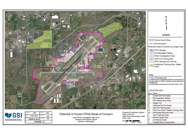 Ecology approves testing for PFAS at Spokane International Airport