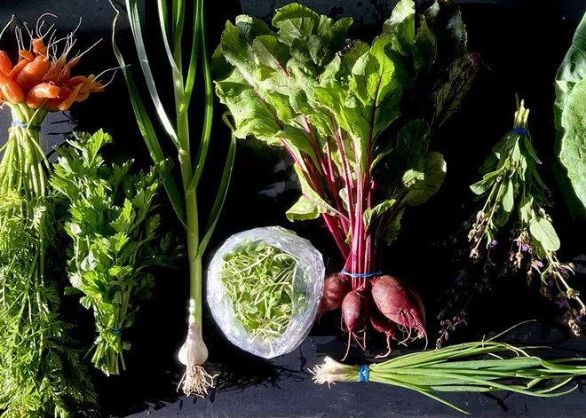 A farm store stocked with local goods sprouts on the Palouse