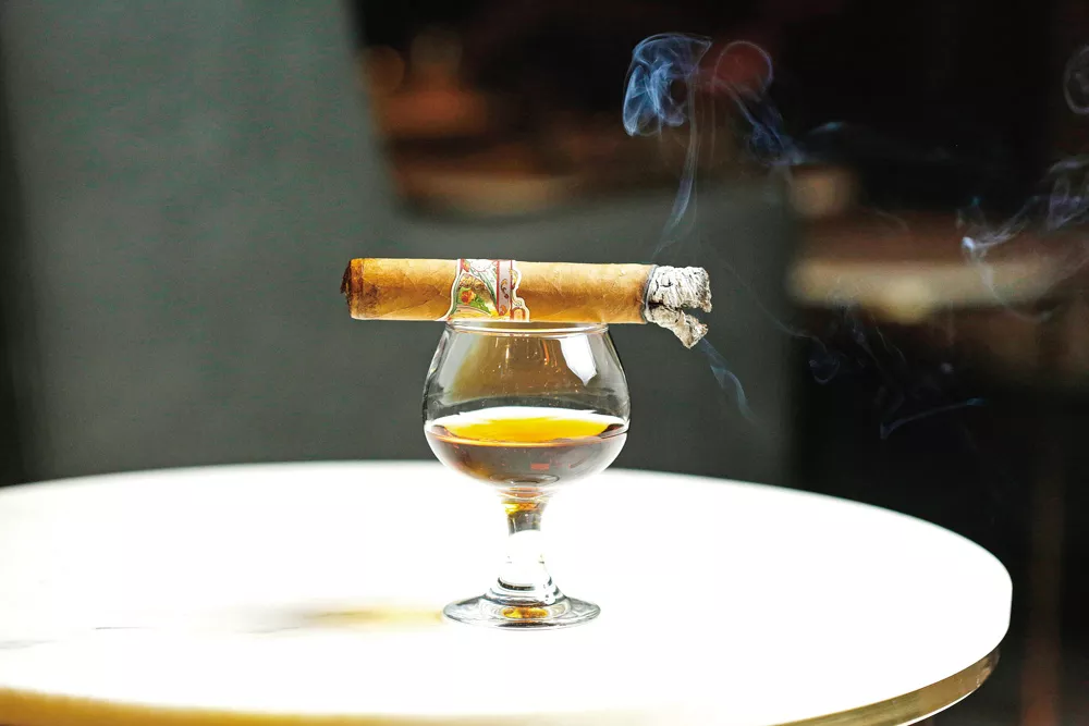 A great night out can begin or end with a premium cigar at Legends of Fire