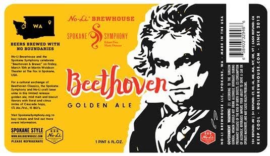 No-Li creating special golden ale in anticipation of Spokane Symphony: Beethoven and Brews