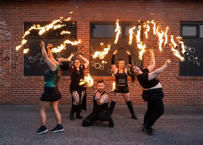Spokane-based fire-spinning troupe Burn Works fosters community with flames