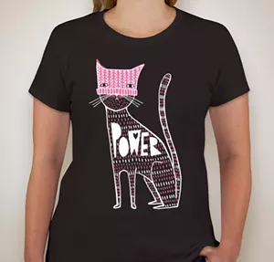 Pullman artist's "cat power" design raises thousands for national, local nonprofits