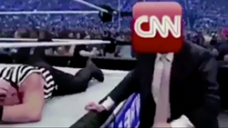 Trump Tweets a Video of Him Wrestling ‘CNN’ to the Ground