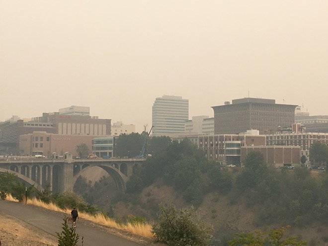 House of Charity encourages folks to come inside, as Spokane air quality is dangerous for all
