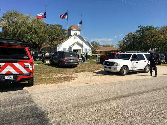 Texas Church Shooting Leaves at Least 25 Dead, Official Says