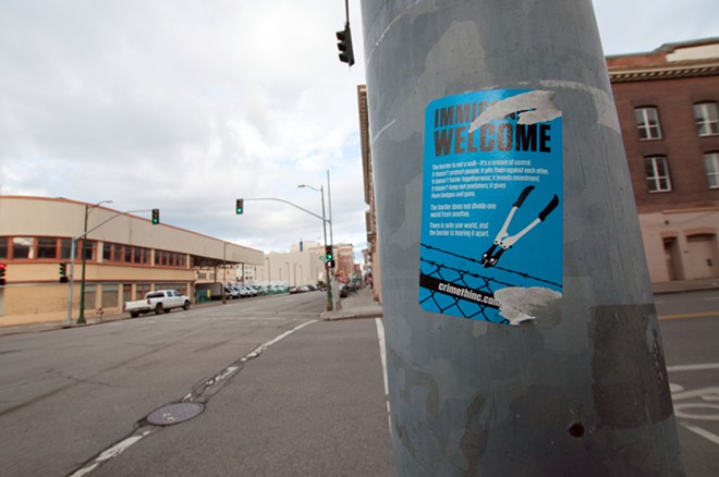 When a hate group put up posters in downtown Spokane, residents quickly tore them down (3)