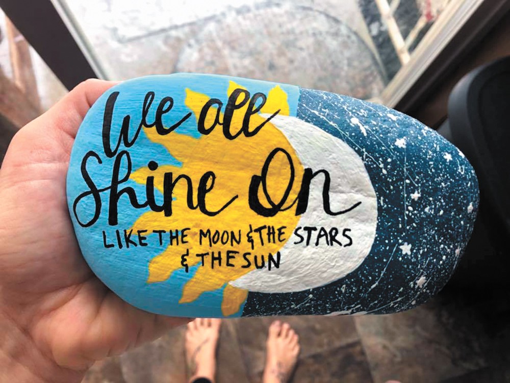 Coeur d'Alene rock-painting community shares gifts of unexpected kindness all over town
